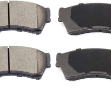 AUTOMUTO Ceramic Discs Brake Pads Kits, Front 4pcs Ceramic Disc Brake Pad fit for 06 07 08 09 10 11 12 Ford Fusion, 07 08 09 10 11 12 Lincoln MKZ, 06 Lincoln Zephyr, 06 07 08 09 10 11 Mercury Milany