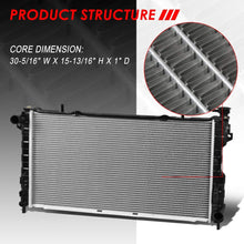 2311 Factory Style Aluminum Cooling Radiator Replacement for 01-04 Grand Voyager/Town&Country/Dodge Caravan 3.3L/3.8L AT