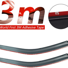 AUTEX Window Visor Compatible with Crown Victoria 1998-2012 Tape On Sun Wind Deflector
