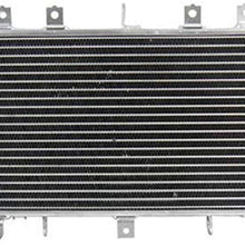 OzCoolingParts OEM Replacement Racing All Aluminum Motorcycle Radiator for 2003-2006 04 05 Kawasaki Z1000 ZR1000A