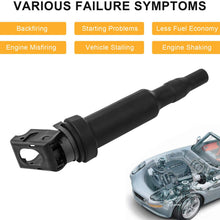 Ignition Coil Pack Set of 6 Replaces OE# 0221504470 for BMW 325i 325Ci 328i 330Ci 335i 525i 528i 530i 535i 545i 745Li X3 X5 M5 M6 Z4 128i 135i And More