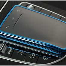 Mofei Cover for Mercedes Benz COMAND Touchpad Navigation Touch Controller Touch Screen Case Sensitive Protector Interior Decorations 2019-2020 C E GLC S - Class Anti Scratch Guard Cap (Blue)
