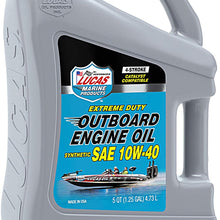 LUCAS LUCA10813 10W40 Outboard Oil Gallon