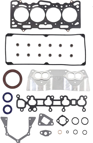 DNJ FGS1056 Full Gasket Sealing Set For 1997-2002 Mitsubishi Mirage 1.5L SOHC L4 12V 90cid 4G15