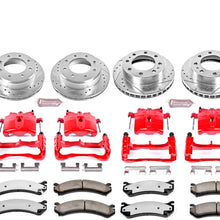 Power Stop KC2023A-36 Front & Rear Z36 Truck and Tow Brake Kit with Calipers