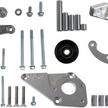 ICT Billet LS Truck Alternator Bracket Low Mount and Power Steering Pump Bracket LSX LS3 LQ4 LQ9 L33 LS3 Billet 551669-3