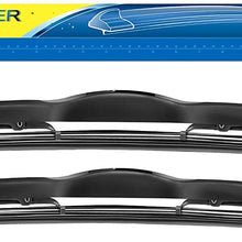 Windshield wiper blade All Season Blades 26" + 19" fit for Car Front Windshield by YEAHMOL(set of 2)