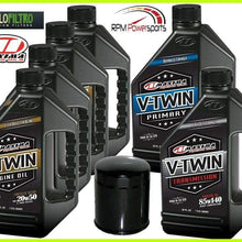 RPM Complete Engine Oil Change Kit V-Twin Synthetic Blend HD Evolution 6 Quart 170B