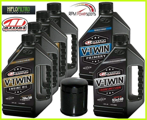 RPM Complete Engine Oil Change Kit V-Twin Synthetic Blend HD Evolution 6 Quart 170B