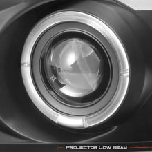 For Ford F150 F-150 Pickup Black Bezel Dual Halo LED G2 Projector Headlights Front Lamps Replacement