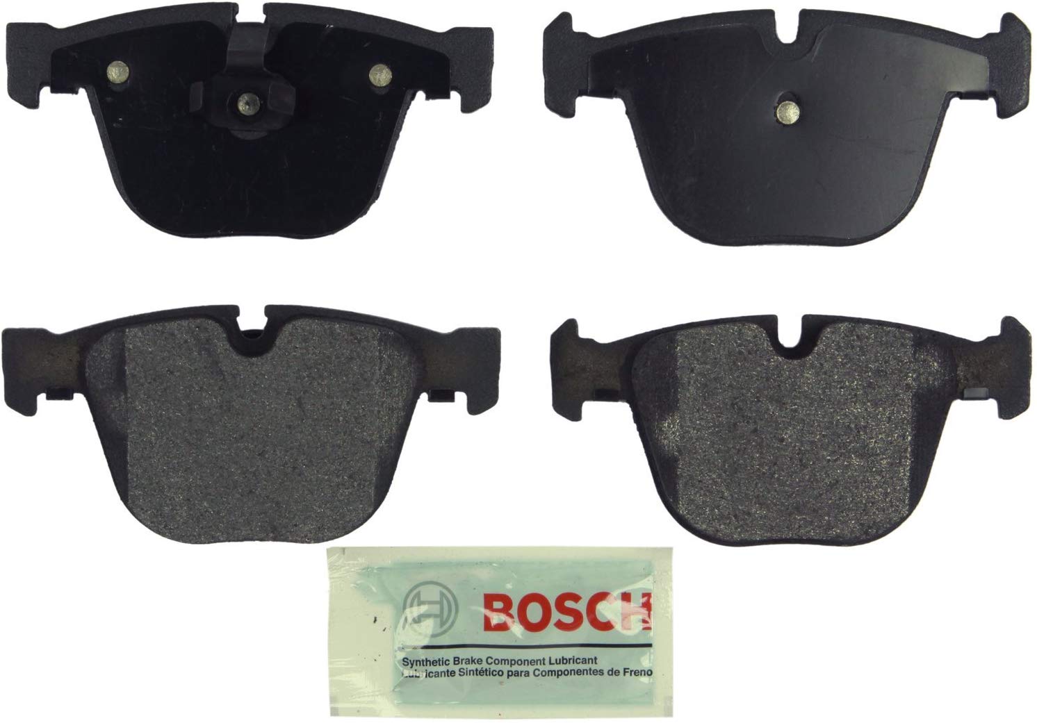 Bosch BE919 Blue Disc Brake Pad Set for Select Bentley Continental; BMW 535i, 545i, 550i, 645Ci, 650i, 745i, 745Li, 750i, 750Li, 760i, 760Li, ActiveHybrid 7, Alpina B7, M3, M5, M6, X5, X6 - REAR