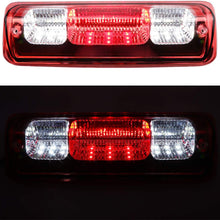 LED 3rd Tail Brake Cargo Light High Mount Lamp For 04-08 Ford F150, 07-10 Ford Explorer Sport Trac, 06-08 Lincoln Mark LT (Chrome Housing Red Lens)