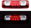 LED 3rd Tail Brake Cargo Light High Mount Lamp For 04-08 Ford F150, 07-10 Ford Explorer Sport Trac, 06-08 Lincoln Mark LT (Chrome Housing Red Lens)
