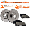 Max Brakes Rear Premium Brake Kit [ OE Series Rotors + Ceramic Pads ] KT018742 Fits: Nissan 2002-2015 Altima 2004-2008 Maxima 2007-2015 Sentra 2011-2017 Juke