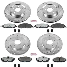 Power Stop K5943-26 Front & Rear Z26 Street Warrior Brake Kit Ford