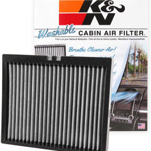 K&N VF2040 Washable & Reusable Cabin Air Filter Cleans and Freshens Incoming Air for your Chevrolet