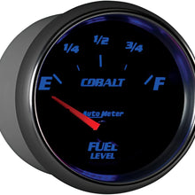 Auto Meter 7916 Cobalt 2-5/8" 240E/ 33 F Short Sweep Electric Fuel Level Gauge