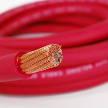 TEMCo WC0180-50' (25' Blk, 25' Red) 2 Gauge AWG Welding Lead & Car Battery Cable Copper Wire BLACK + RED | MADE IN USA