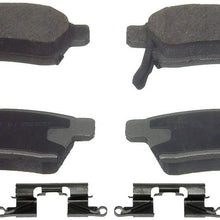 Wagner ThermoQuiet PD1100 Ceramic Disc Pad Set With Installation Hardware, Rear