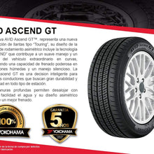 Yokohama AVID ASCEND GT Touring Radial Tire - 225/60R18 100H