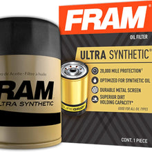 FRAM Ultra Synthetic Automotive Replacement Oil Filter, Designed for Synthetic Oil Changes Lasting up to 20k Miles, XG9688 with SureGrip (Pack of 1)
