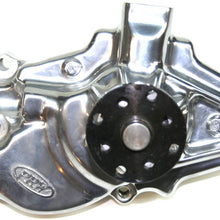 PRW 1435013 Performance Quotient Polished 3/4" Pilot Shaft Competition Plus Aluminum Water Pump for Chevy SB Corvette 1971-82