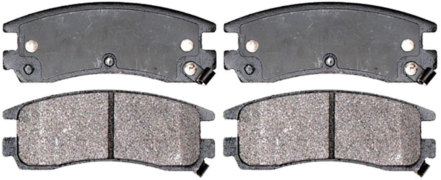 ACDelco 14D714MH Advantage Semi-Metallic Rear Disc Brake Pad Set with Hardware