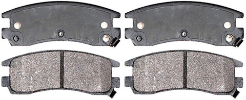 ACDelco 14D714MH Advantage Semi-Metallic Rear Disc Brake Pad Set with Hardware