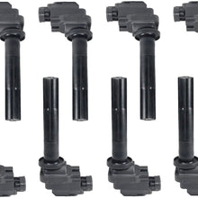 ENA Pack of 8 Ignition Coils Compatible with Lexus LS400 SC400 GS400 4.0L V8 Compatible with C1163 UF229 (8)