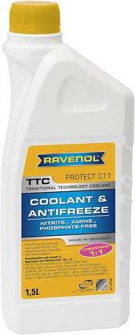 RAVENOL J4D2077 TTC C11 Coolant Antifreeze Concentrate (G11) (1.5 Liter)