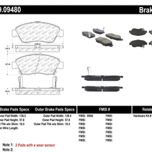 StopTech 309.09480 Street Performance Front Brake Pad