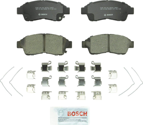 Bosch BC562 QuietCast Premium Ceramic Disc Brake Pad Set For: Geo Prizm; Toyota Camry, Celica, Corolla, RAV4, Front