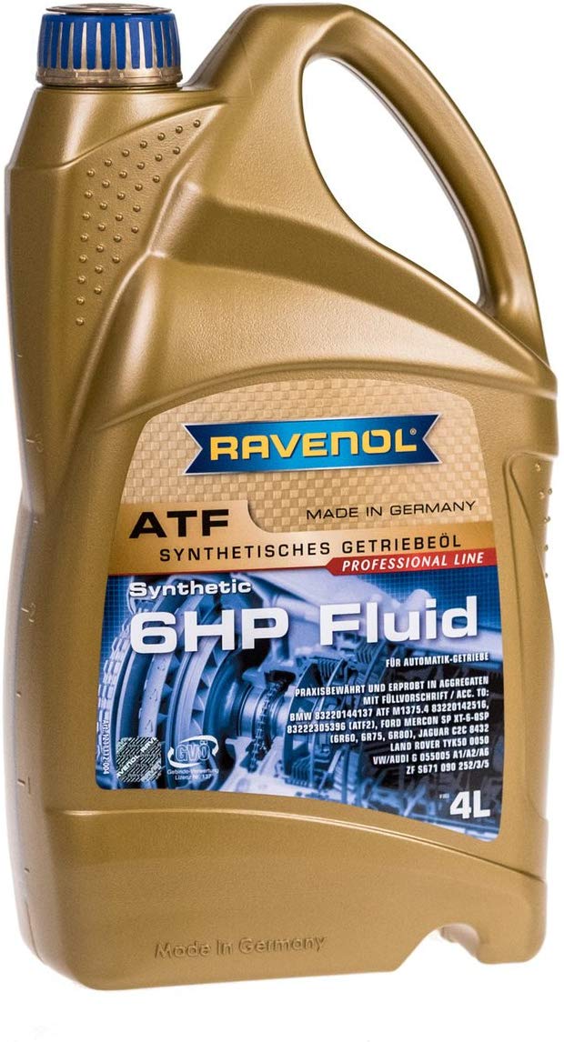 Ravenol J1D2110-004 ATF (Automatic Transmission Fluid) - 6HP Fluid for ZF 6HP Transmissions (4 Liter)