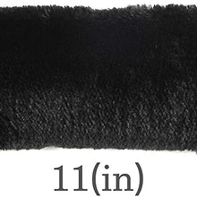 Soft Faux Sheepskin Seat Belt Shoulder Pad for a More Comfortable Driving, Compatible with Adults Youth Kids - Car, Truck, SUV, Airplane,Carmera Backpack Straps 2 Packs Black