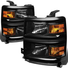 For Chevy Silverado GMT K2XX Headlight+8,000K H11 HID+Thick Ballasts (Black Housing Amber Reflector)