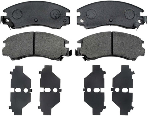 ACDelco 17D311 Professional Organic Front Disc Brake Pad Set