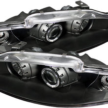 Spyder 5011428 Mitsubishi Eclipse 95-96 Projector Headlights - LED Halo - Black - High H1 (Included) - Low H1 (Included)