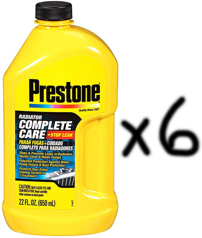 Prestone AS195Y Radiator Complete Care and Stop Leak Case of 6