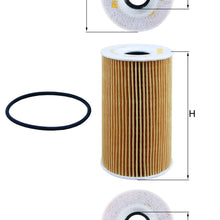 MAHLE Original OX 128/1D ECO filtro de aceite