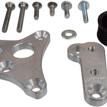 ICT Billet LS Truck Manual Belt Tensioner with Pulley LSX 4.8L 5.3L 6.0L Compatible with Silverado Sierra LS1 LS3 LS2 LQ4 LQ9 LS6 L92 L99 L33 LR4 551617X-3