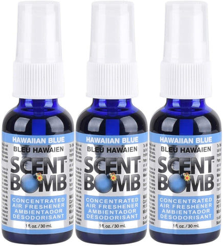 Scent Bomb Air Freshener: Hawaiian Blue (3 Pack)