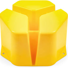 Camco Yellow Stabilizer Jack Support - Provides a Sturdy, Durable Surface for Stabilizer Jacks | Offers 7" of Lift| Constructed with Durable UV Resistant Material - (44424)