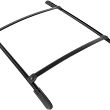Perrycraft DS3845-B DynaSport 38" Wide x 45" Long Drill-in Installation Roof Rack (Black Finish) (Black Finish)