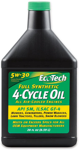EcoTech Full Synthetic 4-Cycle Oil, 20-Ounce