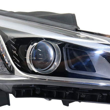 Headlight Compatible with HYUNDAI SONATA 2015-2017 RH Assembly HID with HID Kit