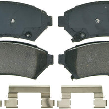 Wagner QuickStop ZD699 Ceramic Disc Pad Set Includes Pad Installation Hardware, Front