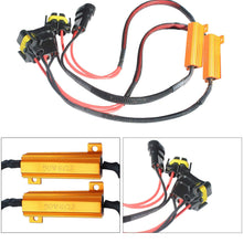 BSLighting 1 Pair (2pcs) H8 H11 LED Headlight DRL Fog Light Load Resistors Wiring Harness Canbus