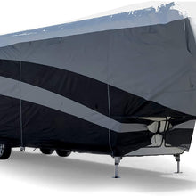 Camco ULTRAGuard Supreme RV Cover-Extremely Durable Design Fits Fifth Wheel Trailers 25' -28', Weatherproof with UV Protection and Dupont Tyvek Top (56144)