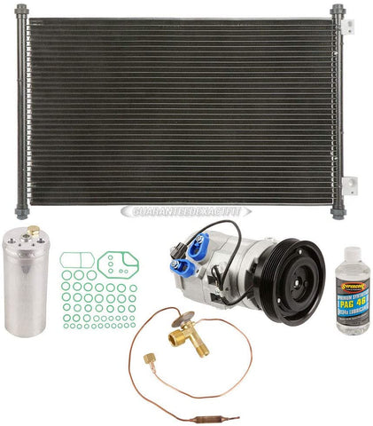 For Honda Accord V6 2001 2002 A/C Kit w/AC Compressor Condenser & Drier - BuyAutoParts 60-89490CK New