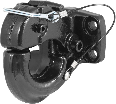 CURT 48215 Pintle Hook Hitch 30,000 lbs, Fits 2-1/2 to 3-Inch Lunette Ring, Mount Required